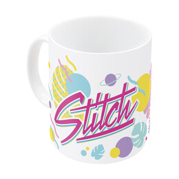 Stor: Stitch Hawaian Flower - Ceramic mug in Gift box (325ml) (88140)