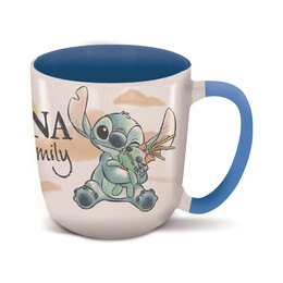 Stor: Stitch & Angel Ohana Dnls - Young Adult Ceramic Elite mug in Gift box (385ml) (94722)