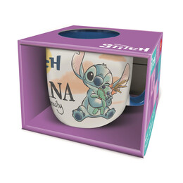 Stor: Stitch & Angel Ohana Dnls - Young Adult Ceramic Elite mug in Gift box (385ml) (94722)