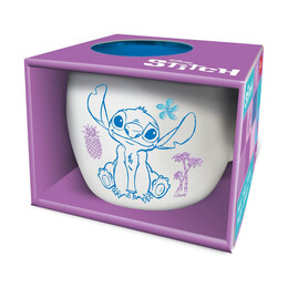 Stor: Stitch Drawing - Young Adult Globe mug in Gift box  (385ml) (95743)
