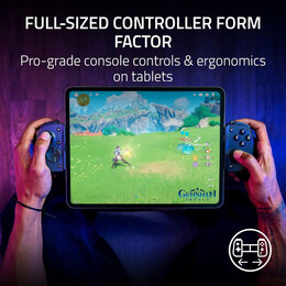 Razer Kishi v3 pro xl usb-c Controller - Ipad up to 13'' - Android -  pc - Haptics - Dual Back Butto