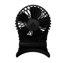 Arctic Summair2go - Black Portable Battery-Powered Handheld fan w. Battery
