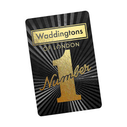 Winning Moves: Waddingtons No.1 - Black and Gold Deck Playing Cards (Wm00755-En1)