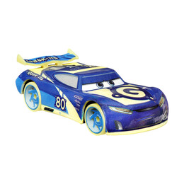 Mattel Disney Cars: Glow Racers - dan Carcia Vehicle (Hym85)