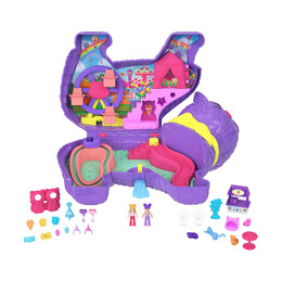 Mattel Polly Pocket: Mini Doll Celebration Kitty Playset (Jft90)