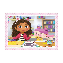 Clementoni Παιδικό Παζλ 4 in 1 Super Color DreamWorks Gabby's Dollhouse 12-16-20-24 τμχ