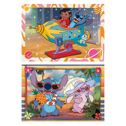 Clementoni Παιδικό Παζλ Super Color Disney Stich 2x60 τμχ