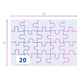 Clementoni Παιδικό Παζλ Super Color Disney Frozen 2x20 τμχ