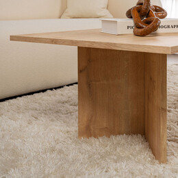 Τραπεζάκι Σαλονιού Sabin Megapap Χρώμα Sapphire oak 119x60x40εκ.