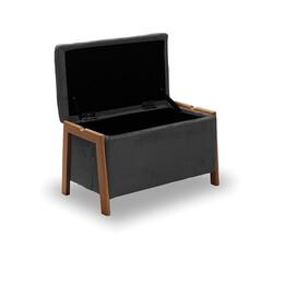 DALI ΣΚΑΜΠΟ VELVET GREY ΜΕ ΑΠΟΘ. ΧΩΡΟ 75X42X44εκ.