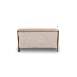 DALI ΣΚΑΜΠΟ VELVET BEIGE ΜΕ ΑΠΟΘ. ΧΩΡΟ 75X42X44εκ.