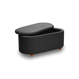 FOSTER ΣΚΑΜΠΟ VELVET GREY ΜΕ ΑΠΟΘ. ΧΩΡΟ 99Χ45X45εκ.