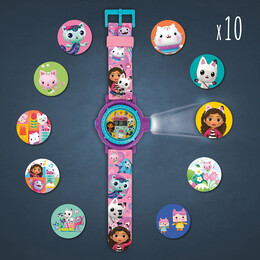 AS Παιδικό Ψηφιακό Ρολόι Προτζέκτορας DreamWorks Gabby's Dollhouse Για 3+ Χρονών