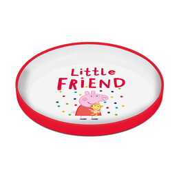 Stor: Peppa pig - Little one non Slip Bicolor Premium Plate (13493)