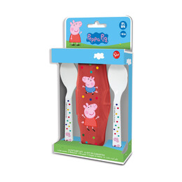 Stor: Peppa pig Little one - Toddler 2 pcs pp Traveling Spoons (13466)