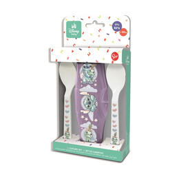 Stor: Stitch Cuddle me - Toddler 2 pcs pp Traveling Spoons (10966)