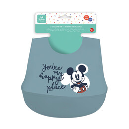 Stor: Mickey Mouse Full of Smiles - Toddler Silicone bib  (10429)