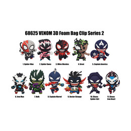 Monogram Marvel: Venom (Blind Bag/random) 3d Foam bag Clips