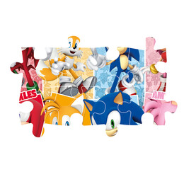 Clementoni Παιδικό Παζλ Maxi Super Color Sonic 60 τμχ
