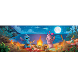 Clementoni Παζλ Panorama High Quality Collection Disney Stitch 1000 τμχ - Compact Box