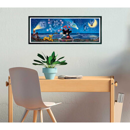 Clementoni Παζλ Panorama High Quality Collection Disney Mickey & Minnie 1000 τμχ - Compact Box
