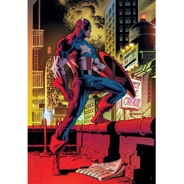 Clementoni Παζλ High Quality Collection Marvel Captain America 1000 τμχ - Compact Box