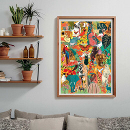 Clementoni Παζλ More is More Collection Animals & Botanics 1000 τμχ - Compact Box