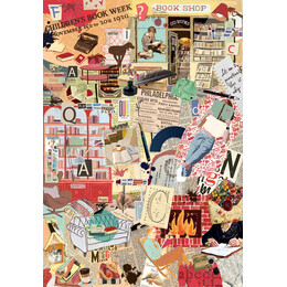 Clementoni Παζλ More is More Collection Books & Writing 1000 τμχ - Compact Box