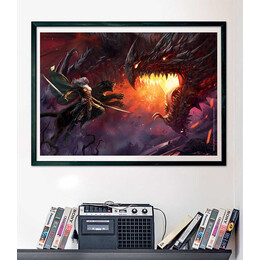 Clementoni Παζλ High Quality Collection Dungeons & Dragons 1000 τμχ - Compact Box