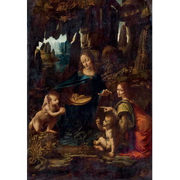 Clementoni Παζλ Museum Collection Leonardo da Vinci: Η Παναγία των Βράχων 1000 τμχ - Compact Box