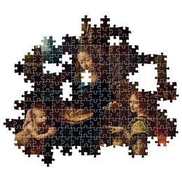 Clementoni Παζλ Museum Collection Leonardo da Vinci: Η Παναγία των Βράχων 1000 τμχ - Compact Box