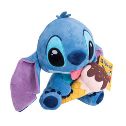 Disney Λούτρινο Stitch με Παγωτό 25εκ
