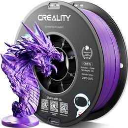 Creality cr-Petg Purple 3d Printer Filament, Hard Glossy, Tensile Str. 49mpa, 1 kg Spool1.75