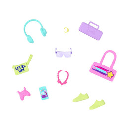 Mattel Barbie: Pink bag Level up! Accessories (Hyv07)