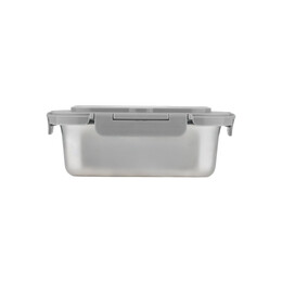 Estia Φαγητοδοχειο Ανοξειδωτο 1200ml με Κουταλι, Πιρουνι & Διαχωριστικο