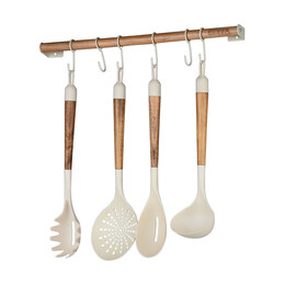 Estia Κρεμαστρα Κουζινας Allure Επιτοιχια με Γαντζους 6 Θεσεων