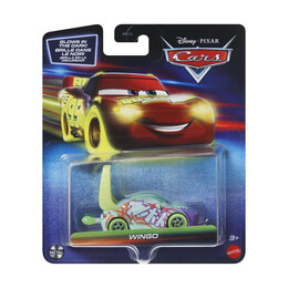 Mattel Disney Cars: Glow Racers - Wingo Vehicle (Jdh68)