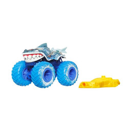 Mattel hot Wheels Monster Trucks: Sharks vs. Dinos - Great Bite 2025 die-Cast Vehicle (Jcf03)