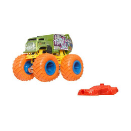 Mattel hot Wheels Monster Trucks: Freestyle Wreckers - Will Trash it all die-Cast Vehicle (Jcf04)