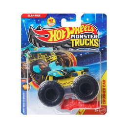 Mattel hot Wheels: Monster Trucks Back to Basics - Slam Prix/prix Collision 2025 die-Cast Vehicle (Jcd66)