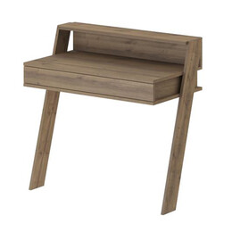 Γραφείο Εργασίας Cowork Megapap Χρώμα Ανοιχτό Καρυδί 94x50x91εκ.