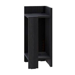 Κομοδίνο Elos Megapap Δεξί Χρώμα Black Wood 25x27x60εκ.