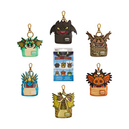Loungefly Dreamworks how to Train Your Dragon Mystery Mini Backpack bag Charms - ea (Dwbc0001-ea)