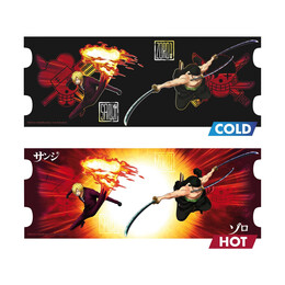 Abysse one Piece - mug Heat Change - 460ml - Zoro & Sanji (Abymuga580)