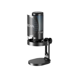 Boya by-k3 usb rgb Microphone Supercardioid w. Shockmount (2 Zones Rgb)