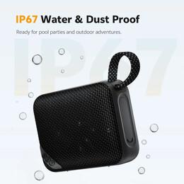 Qcy sp2 Green Brown - Pocket Size Ip67 rgb bt Speaker Deep Punch Bass tws Stereo Subwoofer 17h