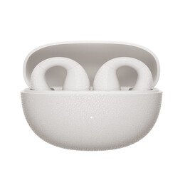 Qcy Crossky c10 White Open ear tpu Earclip, Ipx5 Call Noise Reduction bt 5.4 Earbuds 30h
