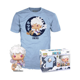Funko Pop! & Tees: one Piece - Luffy Fifth Gear Vinyl Figure & t-Shirt (s)