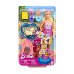Mattel Barbie: Barbie Puppy Pool Party (Jbf35)