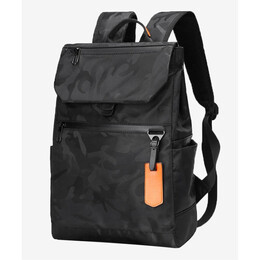 Σακίδιο με Θήκη Laptop 14" AMBER Army Μαύρο AM2034